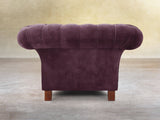 Flora Chesterfield Chair In Imperial Vintage Velvet