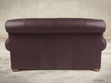 Frankie 3 Seat Chesterfield Sofa In Chocolate Chip Soft 'n' Easy Leather