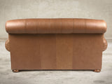 Frankie 4 Seat Chesterfield Sofa In Camel Soft 'n' Easy Leather
