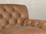 Frankie Bigger 3 Seat Chesterfield Sofa In Camel Soft 'n' Easy Leather