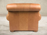 Frankie Chesterfield Chair In Tawny Soft 'n' Easy Leather