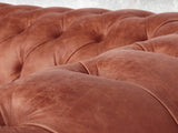 Hector Bigger 3 Seat Chesterfield Sofa In Bronze Vintage Leather