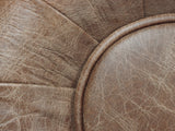 Hector Chesterfield Chair In Brown Vintage Leather