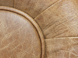 Hector Chesterfield Chair In Tan Vintage Leather