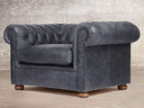 Hector Chesterfield Snuggler In Thunder Vintage Leather