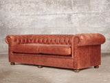 Hector Extra Large Chesterfield Sofa In Bronze Vintage Leather