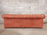 Hector Extra Large Chesterfield Sofa In Bronze Vintage Leather