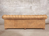 Hector Extra Large Chesterfield Sofa In Tan Vintage Leather