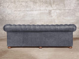Hector Extra Large Chesterfield Sofa In Thunder Vintage Leather