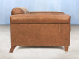 Hipster 2 Seat Chesterfield Sofa In Gingerbread Ol' School Leather