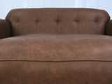 Hipster 2 Seat Chesterfield Sofa In Hazelwood Ol' School Leather
