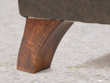 Hipster Chesterfield Snuggler In Pewter Ol' School Leather