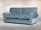 Millie 2 Seat Chesterfield Sofa In Atlantic Funky Cord
