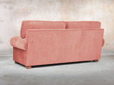 Millie 2 Seat Chesterfield Sofa In Coral Funky Cord