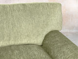 Millie 2 Seat Chesterfield Sofa In Moss Funky Cord