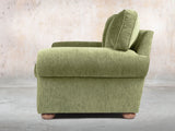 Millie 2 Seat Chesterfield Sofa In Moss Funky Cord
