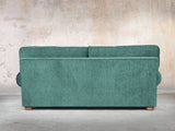Millie 3 Seat Chesterfield Sofa In Emerald Funky Cord