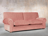 Millie 4 Seat Chesterfield Sofa In Coral Funky Cord