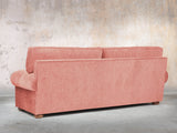 Millie 4 Seat Chesterfield Sofa In Coral Funky Cord