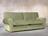 Millie 4 Seat Chesterfield Sofa In Moss Funky Cord
