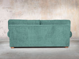 Millie Bigger 3 Seat Chesterfield Sofa In Emerald Funky Cord