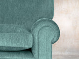 Millie Bigger 3 Seat Chesterfield Sofa In Emerald Funky Cord