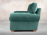 Millie Bigger 3 Seat Chesterfield Sofa In Emerald Funky Cord