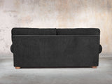 Millie Bigger 3 Seat Chesterfield Sofa In Jet Funky Cord