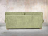 Millie Bigger 3 Seat Chesterfield Sofa In Moss Funky Cord