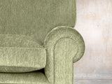 Millie Bigger 3 Seat Chesterfield Sofa In Moss Funky Cord
