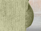 Millie Bigger 3 Seat Chesterfield Sofa In Moss Funky Cord