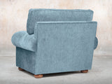 Millie Chesterfield Chair In Atlantic Funky Cord