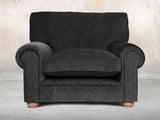 Millie Chesterfield Chair In Jet Funky Cord
