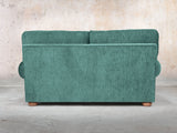 Millie Snug 2 Seat Chesterfield Sofa In Emerald Funky Cord