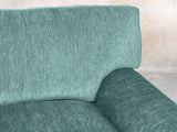 Millie Snug 2 Seat Chesterfield Sofa In Emerald Funky Cord