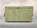 Millie Snug 2 Seat Chesterfield Sofa In Moss Funky Cord