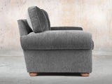 Millie Snug 2 Seat Chesterfield Sofa In Slate Funky Cord