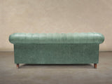 Ollie 3 Seat Chesterfield Sofa In Shamrock Rustic Leather
