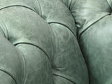 Ollie Chesterfield Snuggler In Shamrock Rustic Leather
