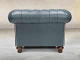 Polly Chesterfield Chair In Cambridge Lux Leather