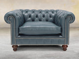 Polly Chesterfield Snuggler In Cambridge Lux Leather