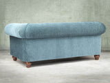 Tillie 2 Seat Chesterfield Sofa In Atlantic Funky Cord