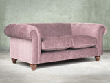 Tillie 2 Seat Chesterfield Sofa In Dusk Funky Cord