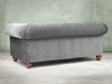 Tillie 2 Seat Chesterfield Sofa In Slate Funky Cord