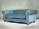 Tillie 3 Seat Chesterfield Sofa In Atlantic Funky Cord