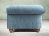 Tillie 4 Seat Chesterfield Sofa In Atlantic Funky Cord
