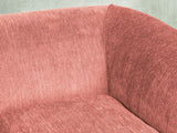 Tillie 4 Seat Chesterfield Sofa In Coral Funky Cord