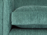 Tillie 4 Seat Chesterfield Sofa In Emerald Funky Cord