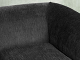 Tillie 4 Seat Chesterfield Sofa In Jet Funky Cord