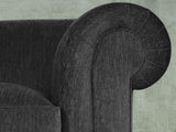 Tillie 4 Seat Chesterfield Sofa In Jet Funky Cord